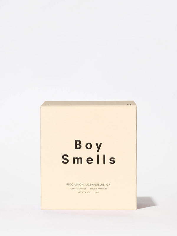 Boy Smells Candle Box