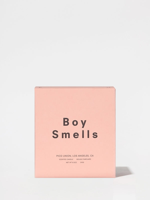 Boy Smells Candle Box
