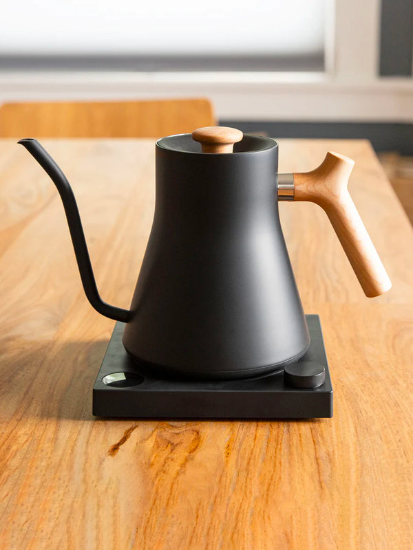 Stagg EKG Electric Kettle Black With Maple Accents