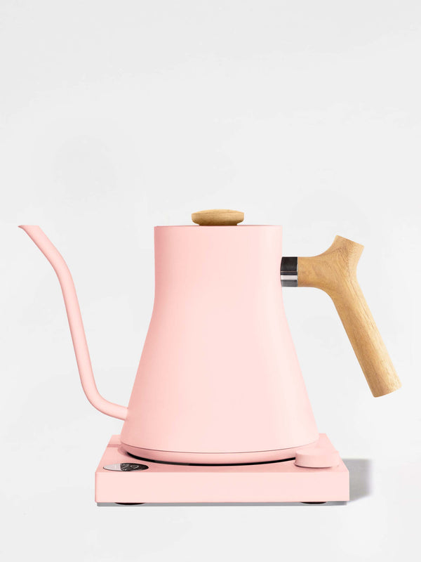 Stagg EKG Electric Kettle Warm Pink With Maple Accents