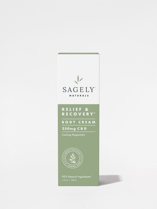 Sagely Relief + Recovery Cream box