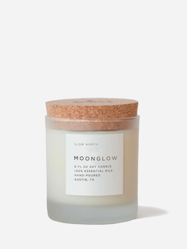 Moonglow Frosted Candle