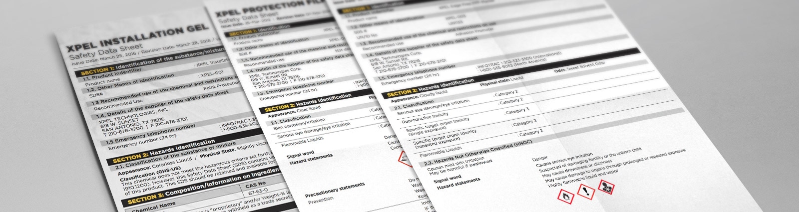 Product Safety Data Sheets